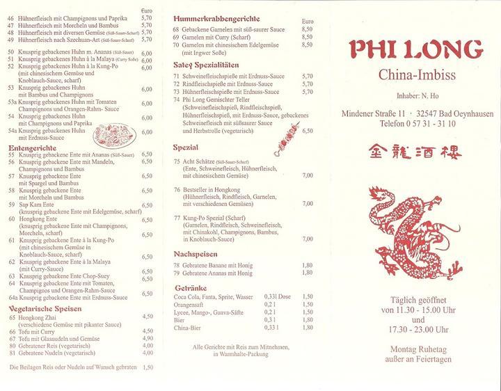 China-Imbiß Phi-Long